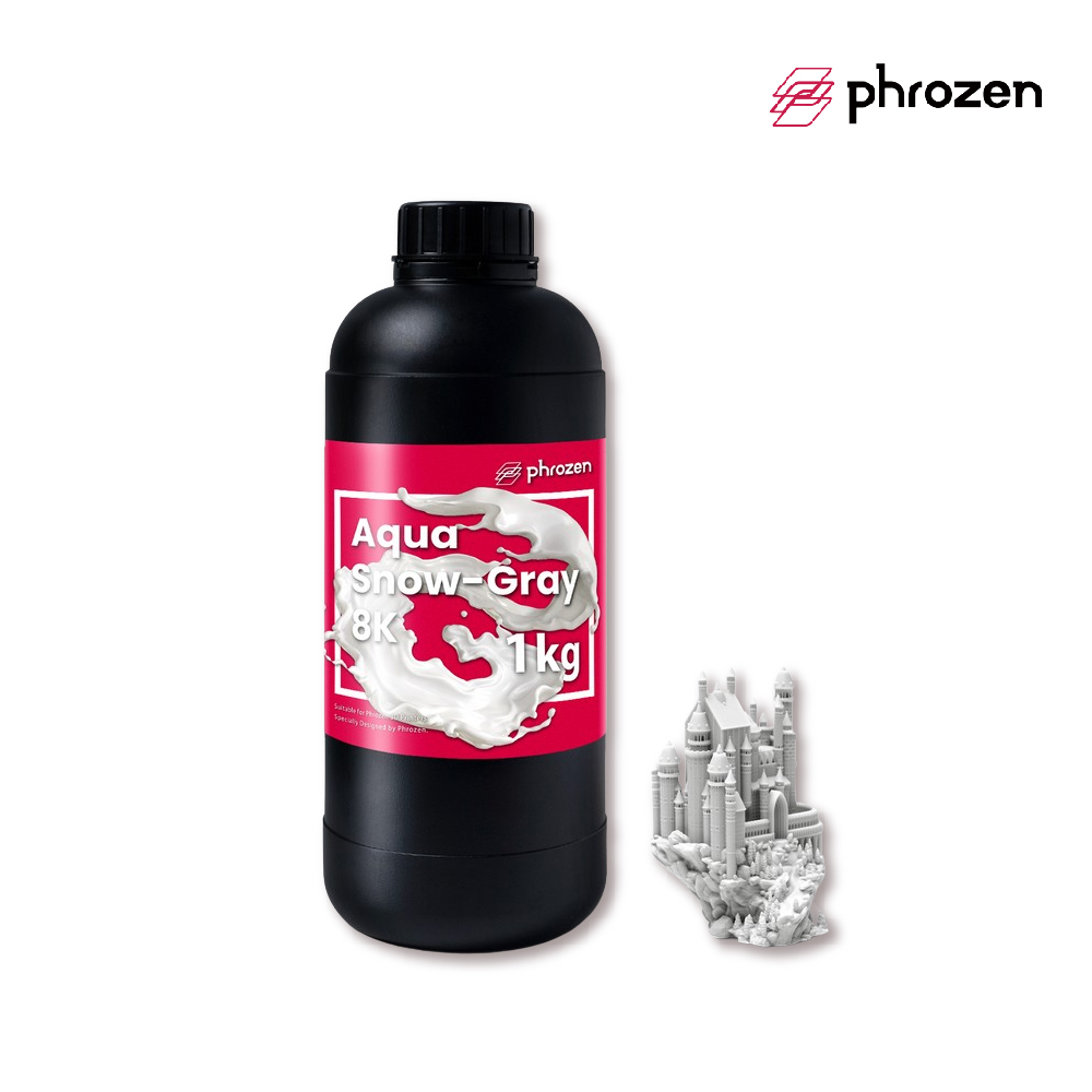 【PHROZEN普羅森】8K模型樹脂 - 湖水雪灰(1KG裝) 3D列印耗材 8M584
