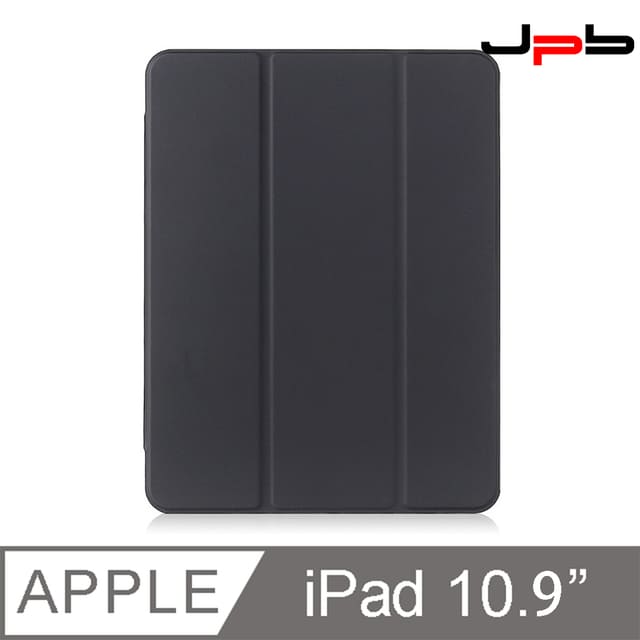 [ JPB iPad Air4/5 10.9吋 折疊磁吸帶筆槽平板保護套 - 黑色