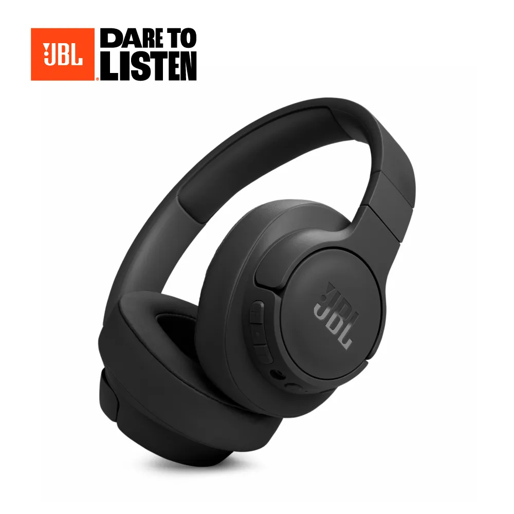 【JBL】Tune 770NC 耳罩式藍芽降噪無線耳機-黑