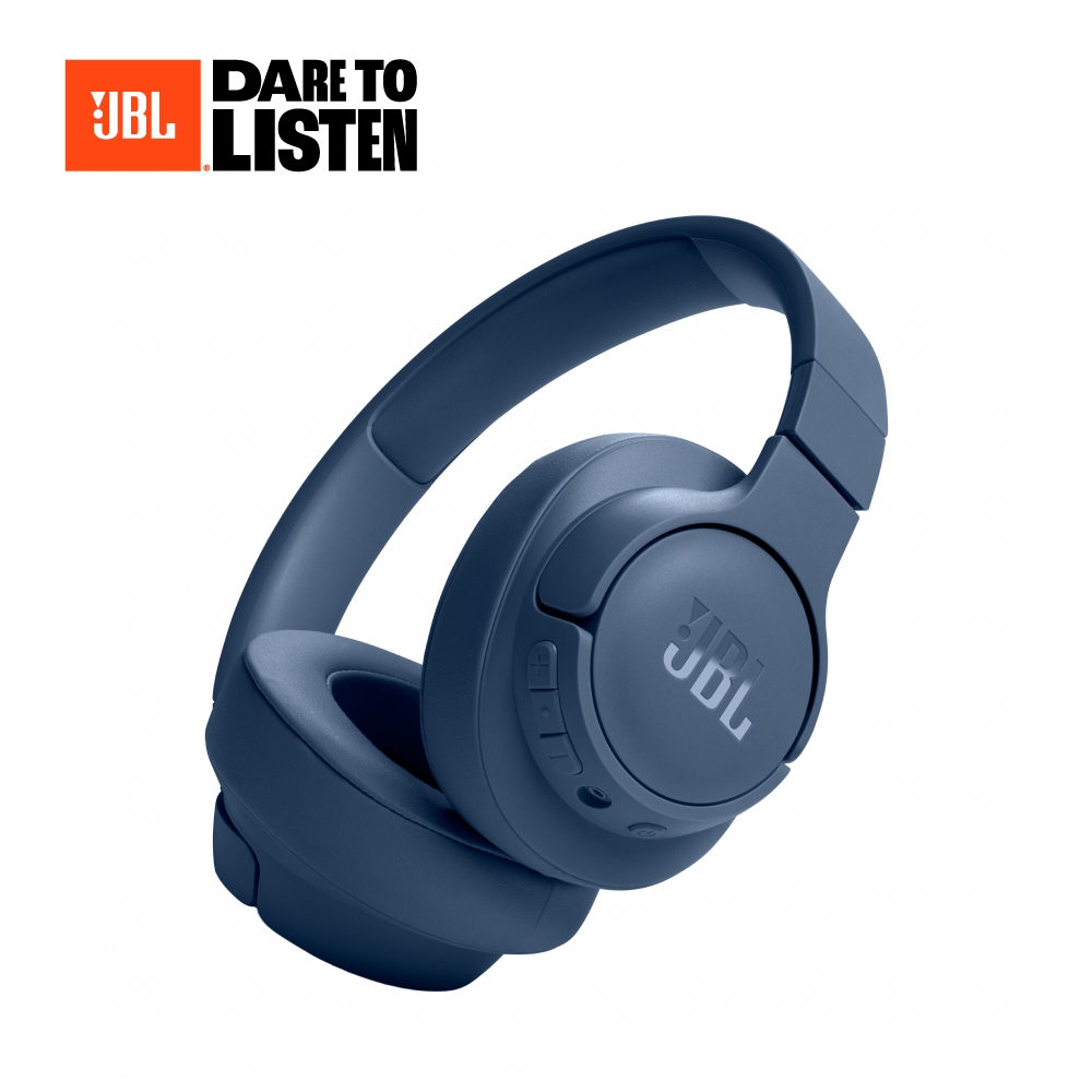 【JBL】Tune 720BT 耳罩式藍芽無線耳機-藍