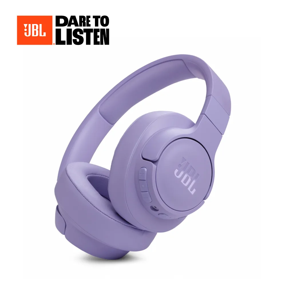 【JBL】Tune 770NC 耳罩式藍芽降噪無線耳機-紫