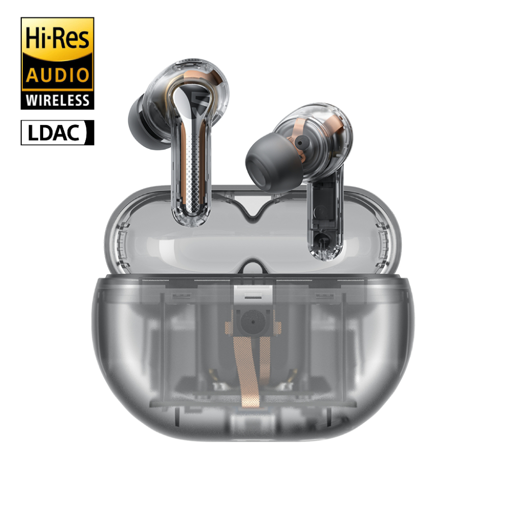 【SoundPeats】Capsule3 Pro 真無線藍牙耳機 透明黑