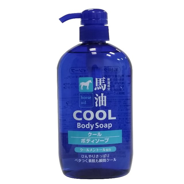 日本CL馬油涼爽保濕沐浴乳 600 ml