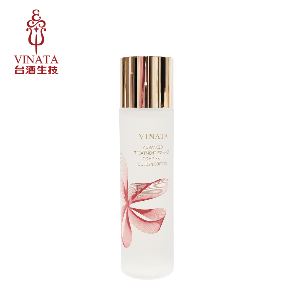 【臺酒生技】酒粕精粹逆齡活膚金裝青春露 (紅花限定版)120ml 1入