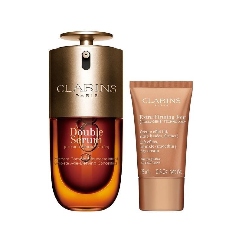 Clarins 克蘭詩 黃金雙萃精華入門組 (2025周慶限定)