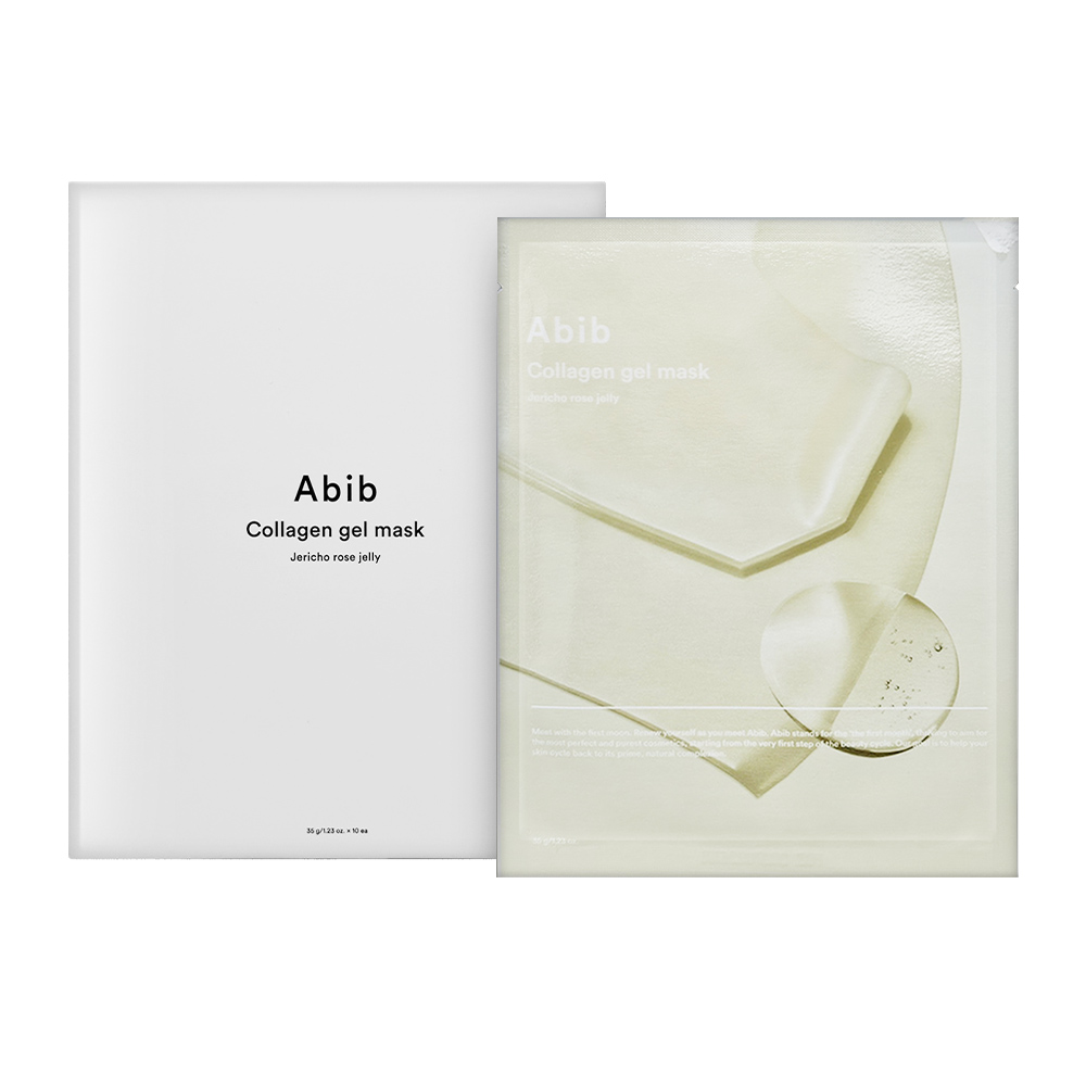 【Abib】膠原蛋白凝膠面膜 10片 #復活草 Jericho Rose Jelly