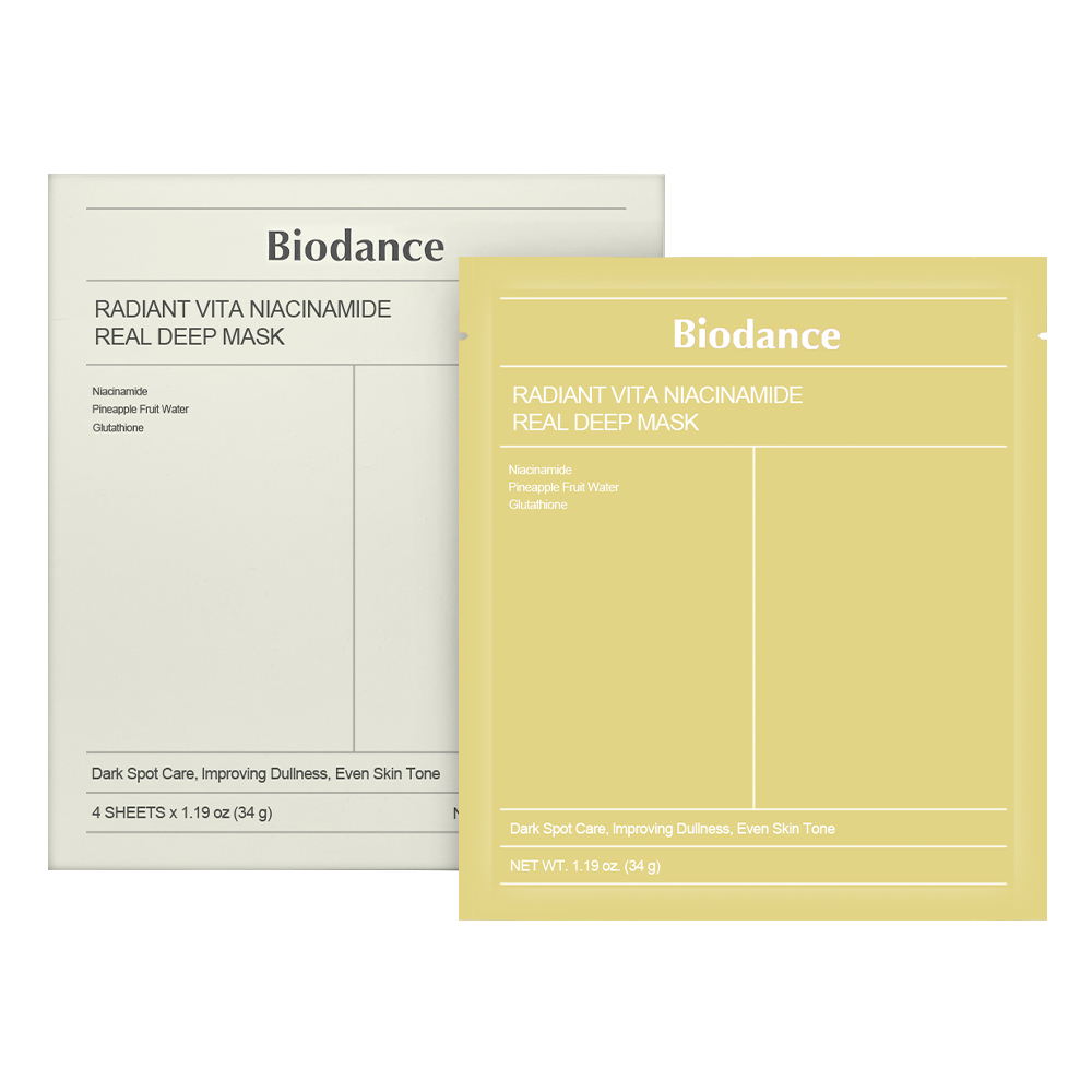 【Biodance】維他命深層亮白全效面膜 4片