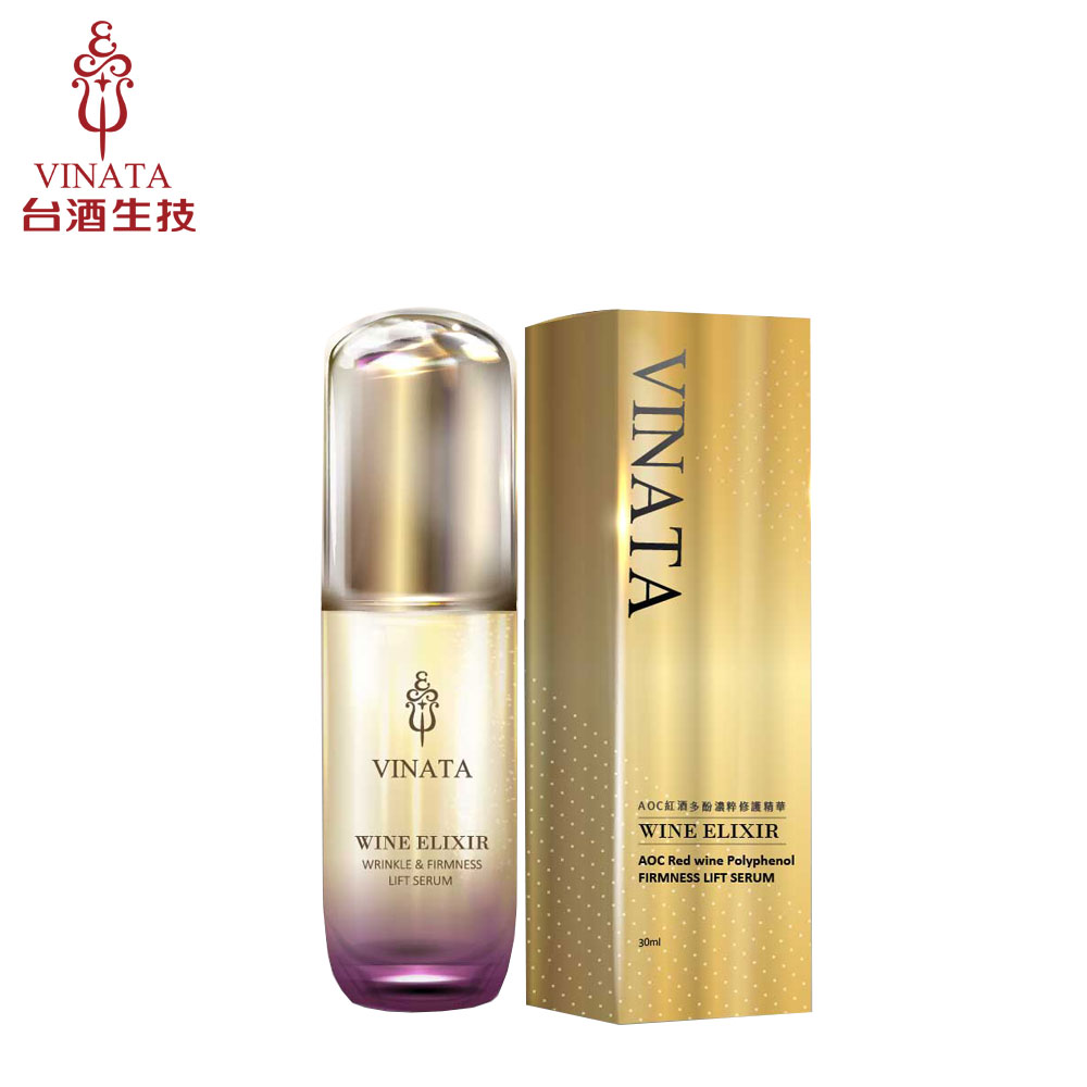 【臺酒生技】AOC紅酒多酚濃粹修護精華30ml 1入