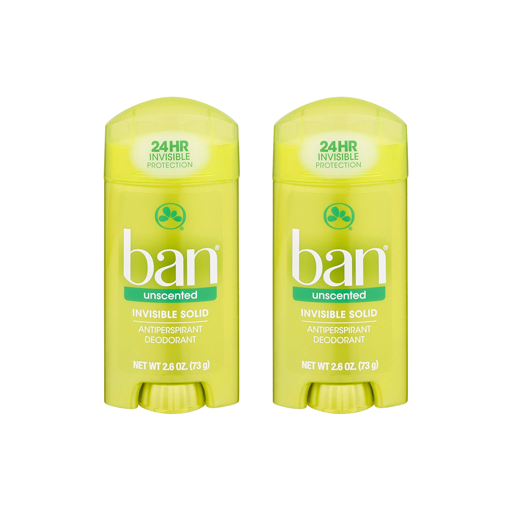 (2罐)美國BAN盼-旋轉式清新體香膏-無香味綠73g/綠罐