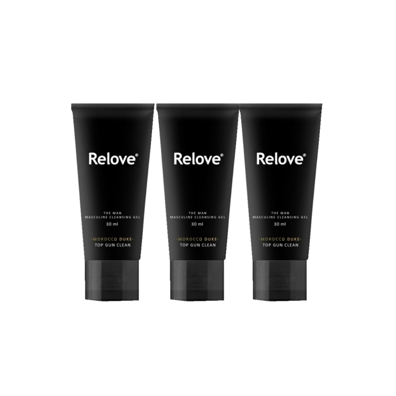 《三入組 》Relove 男性專用 私密潔淨凝露-摩洛哥公爵 溫感 30ml