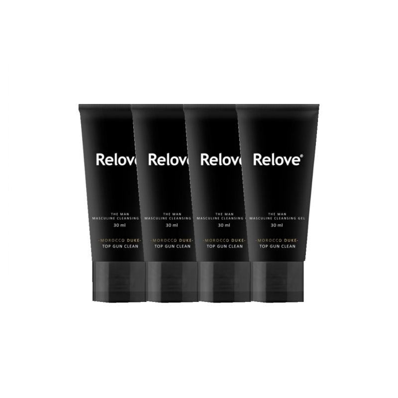 《四入組 》Relove 男性專用 私密潔淨凝露-摩洛哥公爵 溫感 30ml