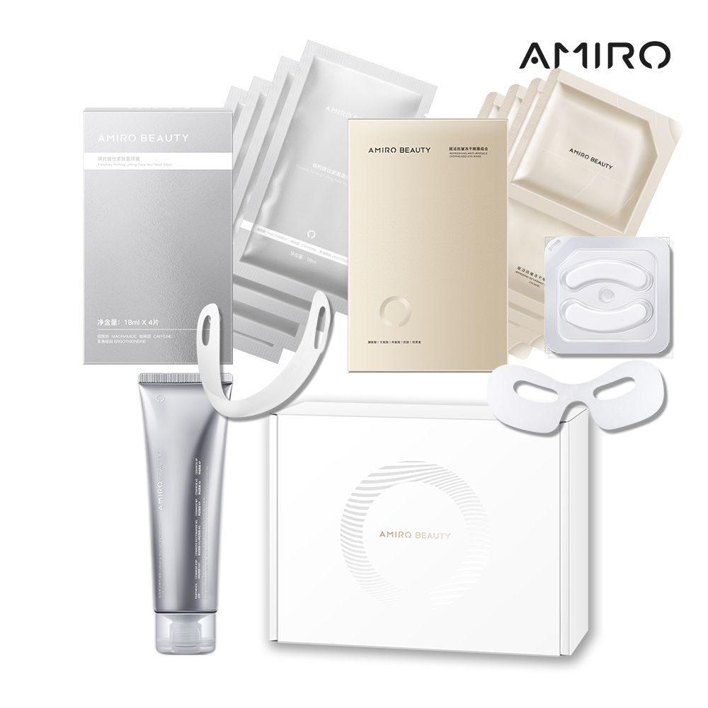AMIRO R1 TURBO 時光護膚禮盒(凝膠+眼膜組合+面頸膜)