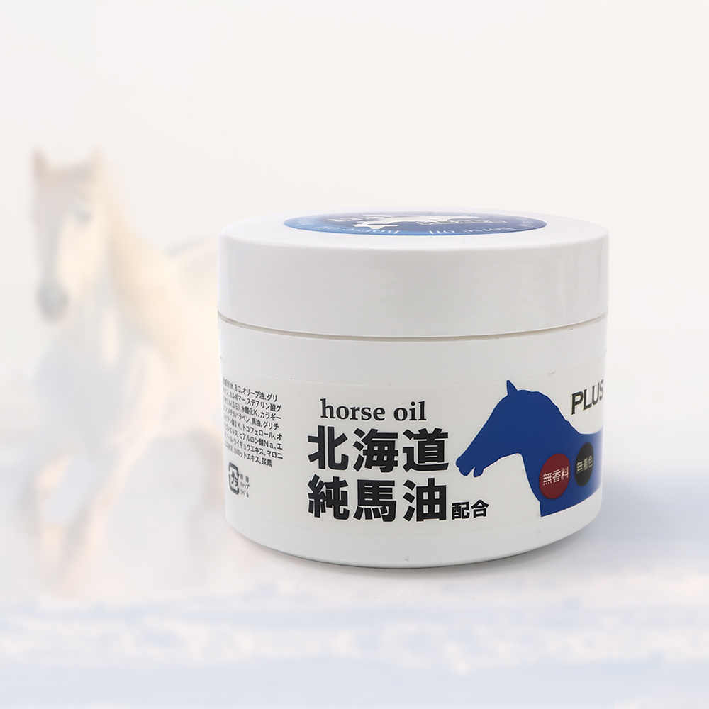 日本製北海道純馬油霜-220g-1罐