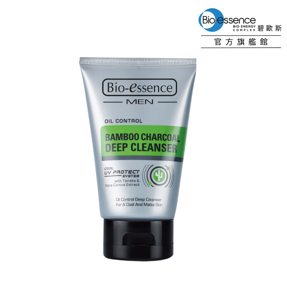 Bio-essence碧歐斯 竹炭控油深層洗臉霜 100g