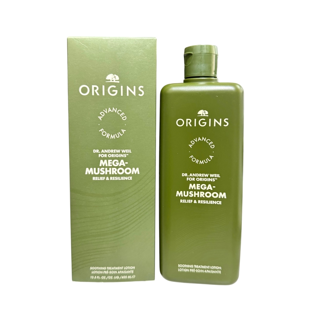 ORIGINS 品木宣言 DR. WEIL青春無敵靈芝光潤機能水400ml (靈芝水2.0)百貨專櫃貨 限量加大瓶