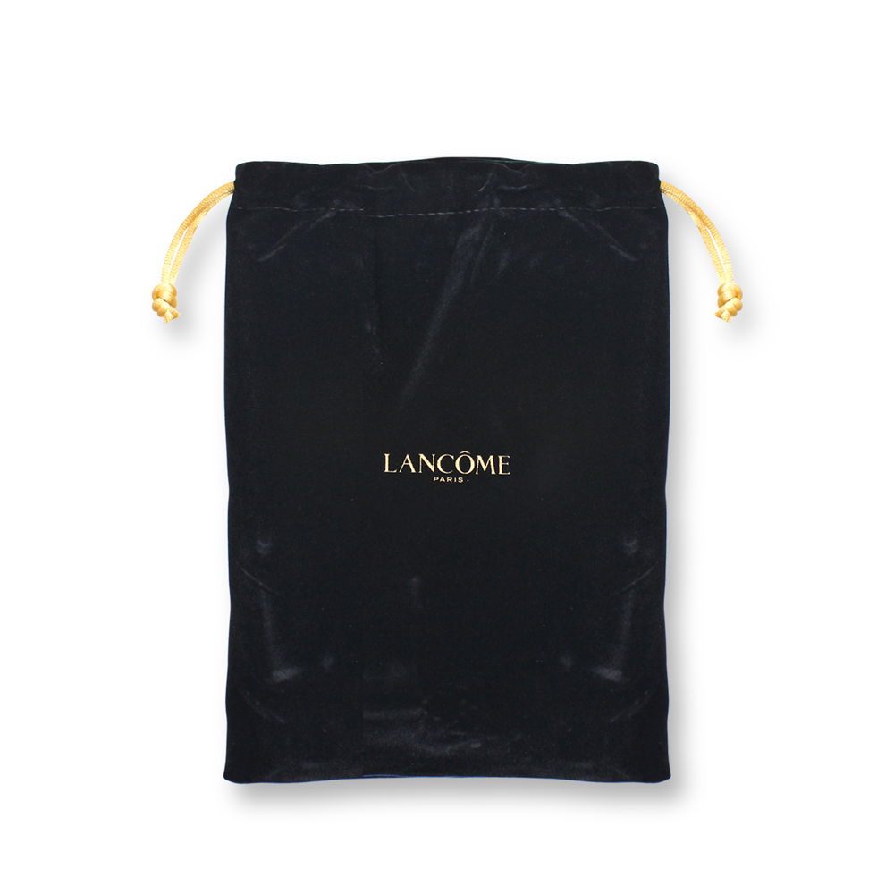 LANCOME 蘭蔻 黑色絨布束口袋(28X20cm)