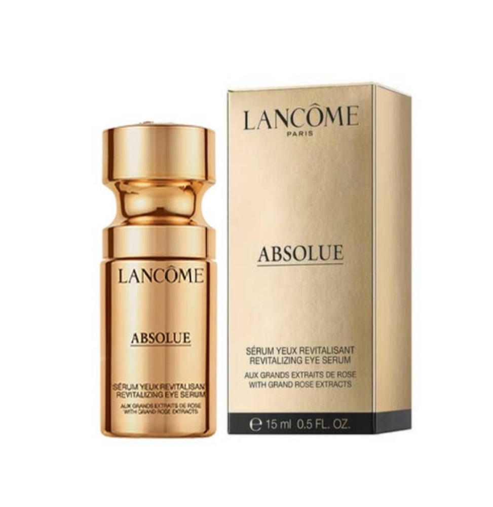 LANCOME蘭蔻 絕對完美黃金玫瑰修護眼部活粹 LANCOME蘭蔻 絕對完美黃金玫瑰修護眼部活粹15ml 是一款高階抗老保養品,專為眼部肌膚設計。富含黃金與玫瑰萃取成分,能有效保濕、修護並改善眼部細紋,適合所有膚質使用。產品為國內專櫃公司貨,品質有保障,儲存期限為3年,請詳見包裝標示。