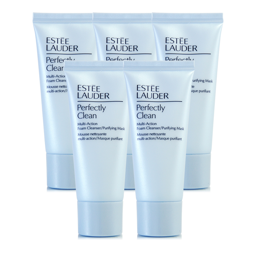 【ESTEE LAUDER雅詩蘭黛】細緻煥採雙效淨化潔面乳30ml*5