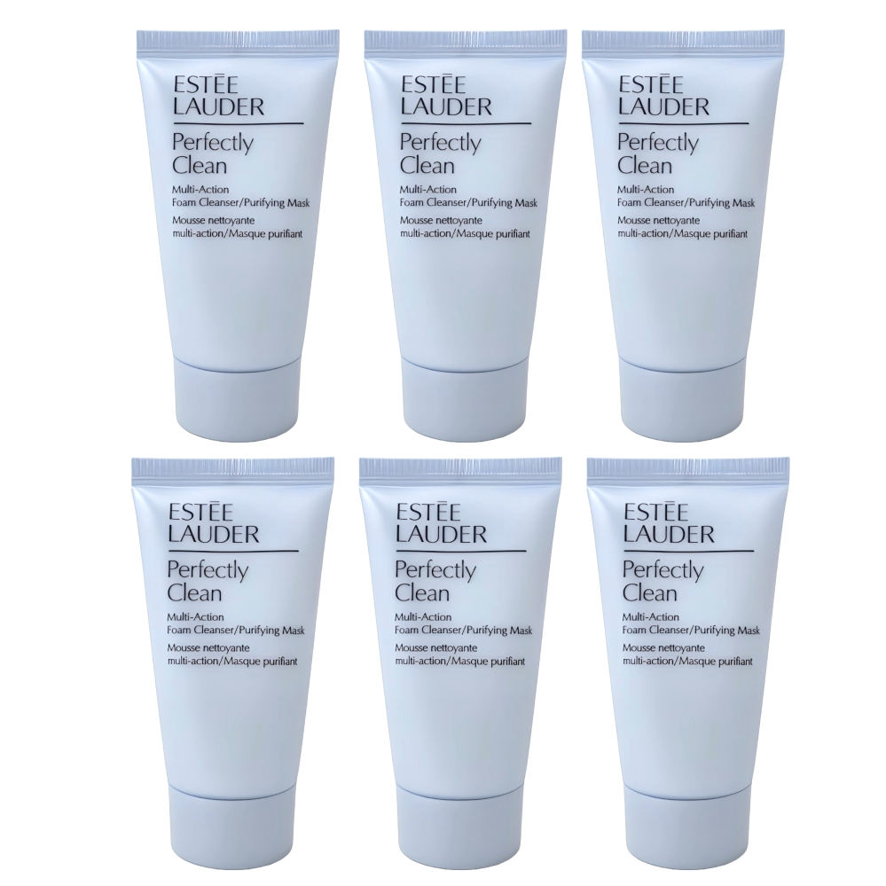 ESTEE LAUDER 雅詩蘭黛 細緻煥採雙效淨化潔面乳30ml *6入 超值特惠組合