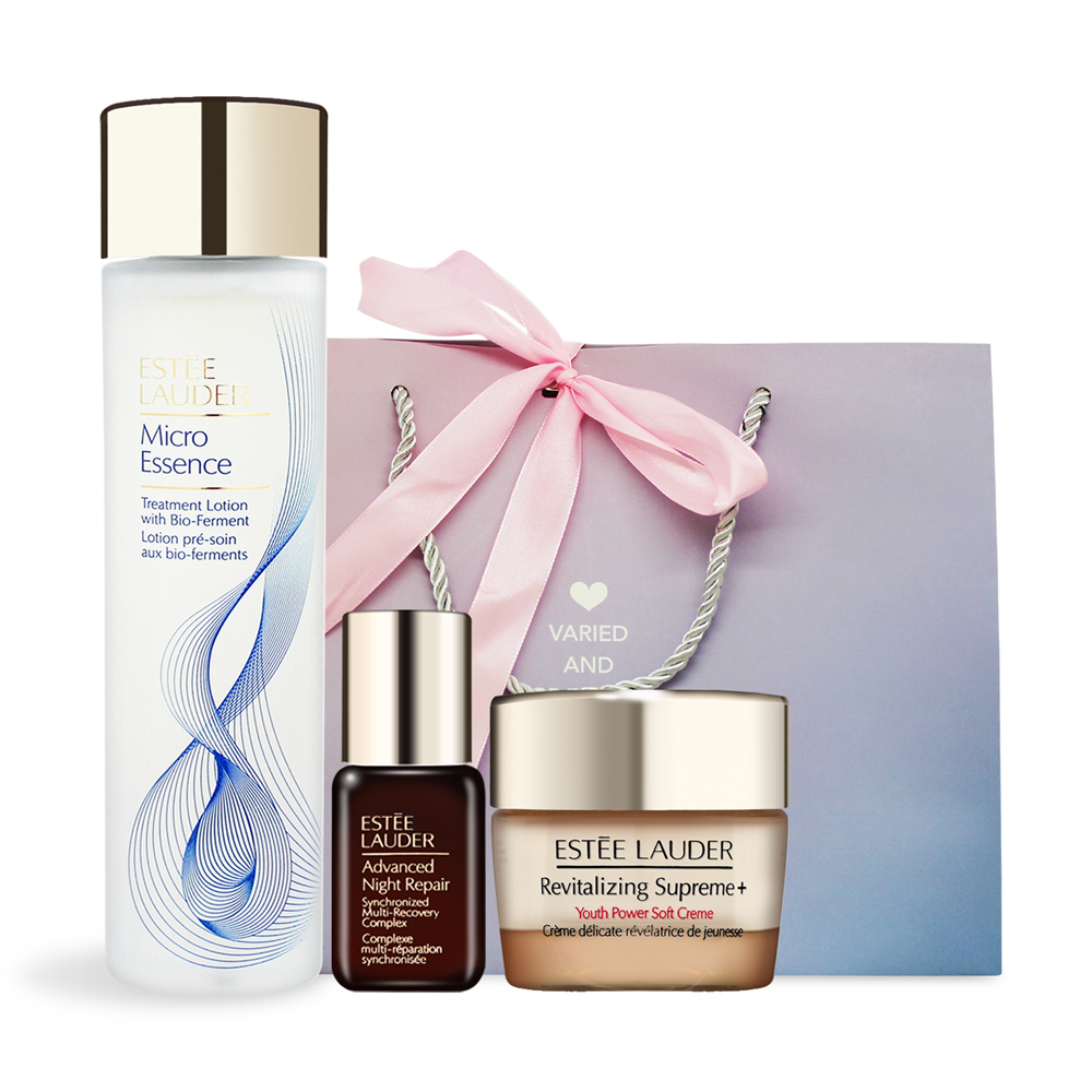 ESTEE LAUDER 雅詩蘭黛 無敵金三角修護組[原生露+膠原霜+特潤