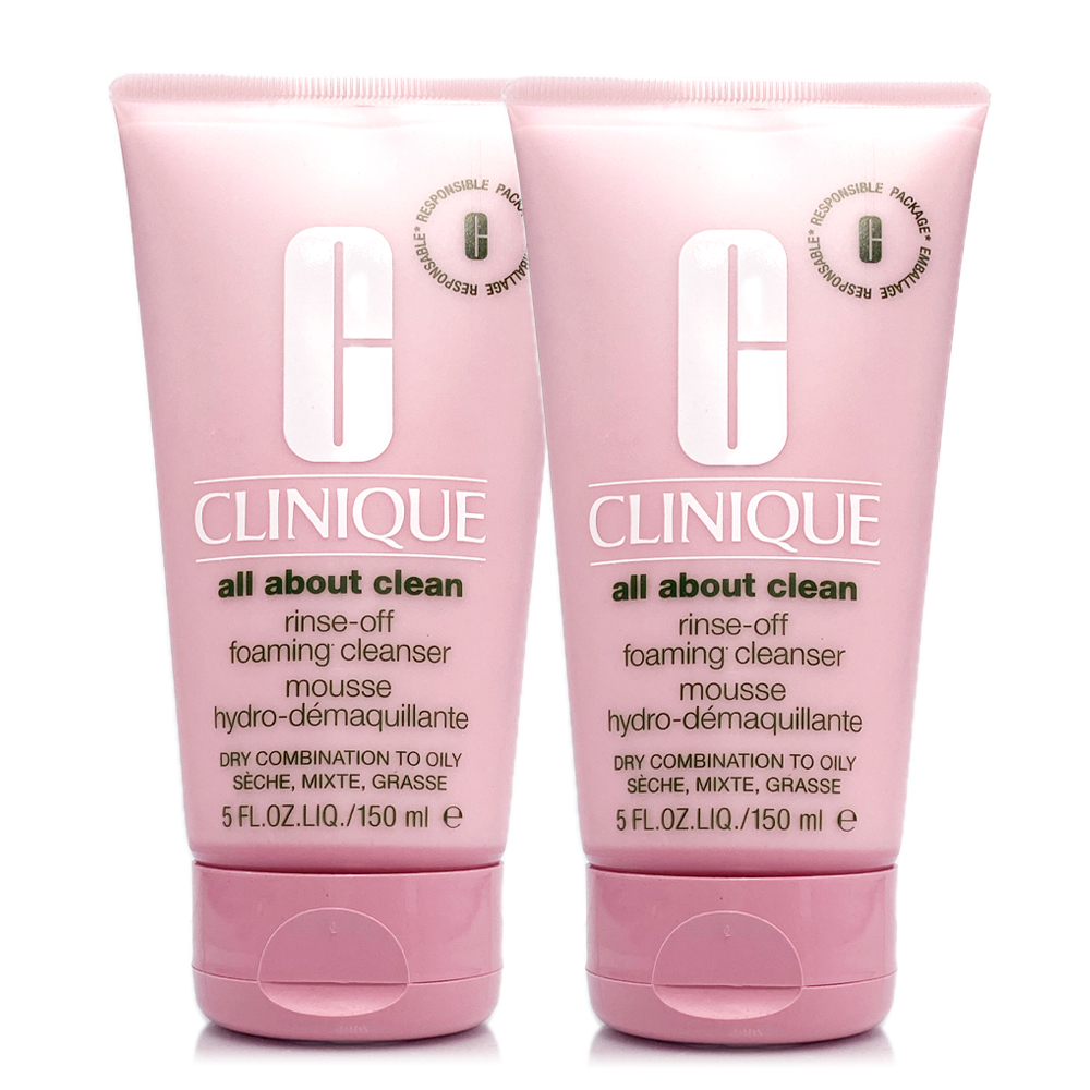 Clinique 倩碧 溫和型卸妝慕絲150ml/ 三步驟洗面膠200ml (溫和型) - 任選雙瓶組 (正統公司貨)
