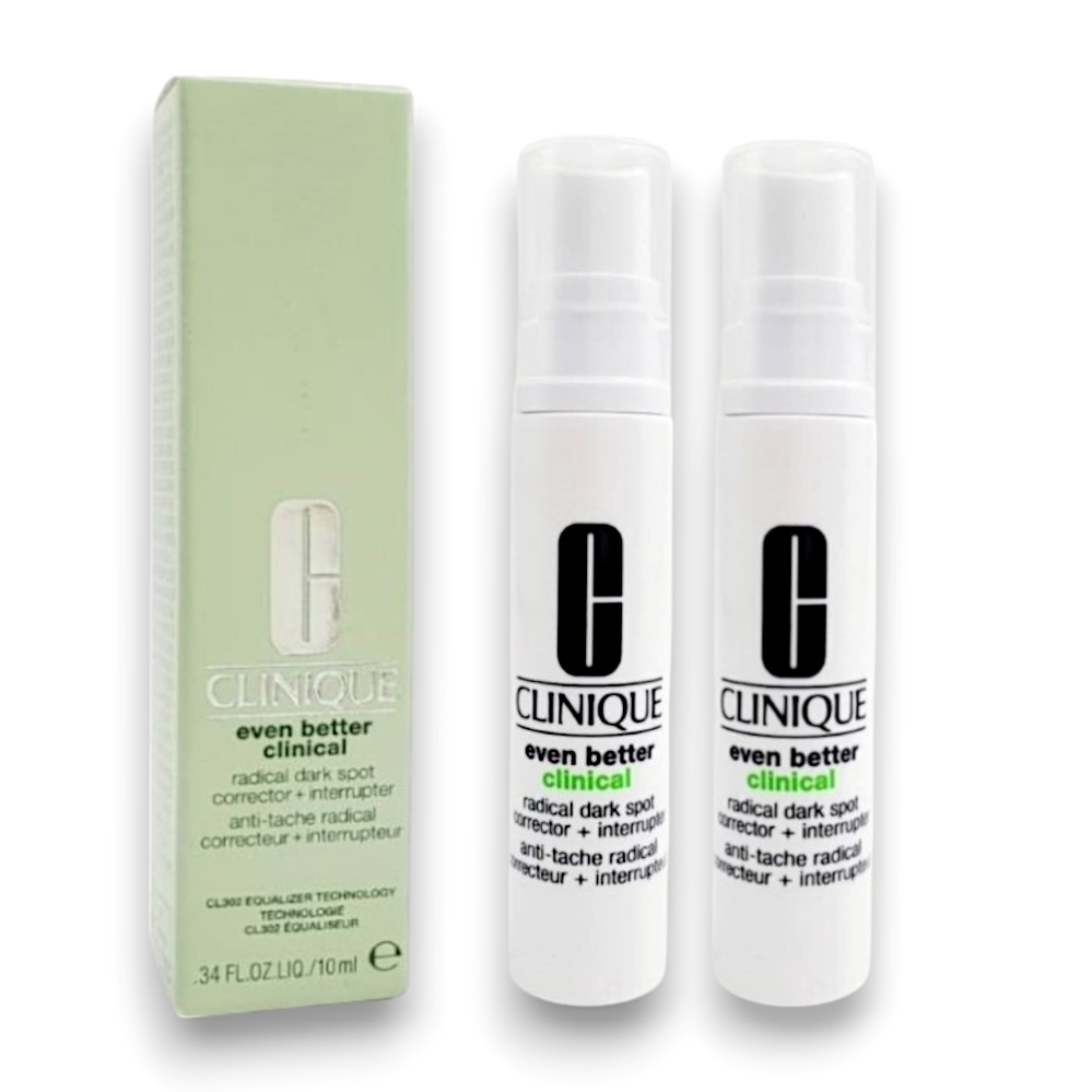 CLINIQUE 倩碧 超鐳射勻淨白淡斑精粹10ml*2入 百貨專櫃正貨 強效淡斑 7天有感！
