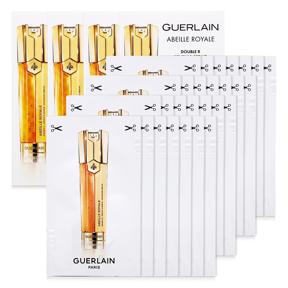 【GUERLAIN嬌蘭】皇家蜂王乳雙導精華0.6ml*7-4入組 - 升級版煥顏緊緻修護配方