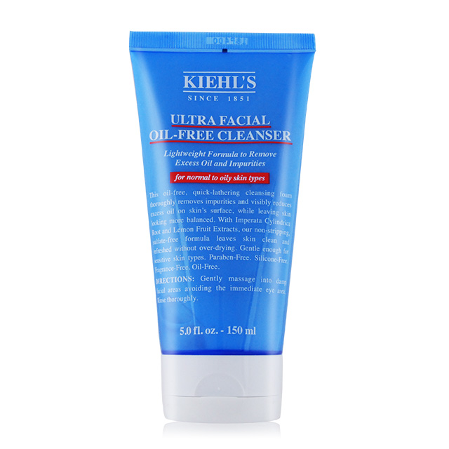 KIEHLS 契爾氏 冰河保濕無油清爽潔面慕斯(150ml)-國際航空版