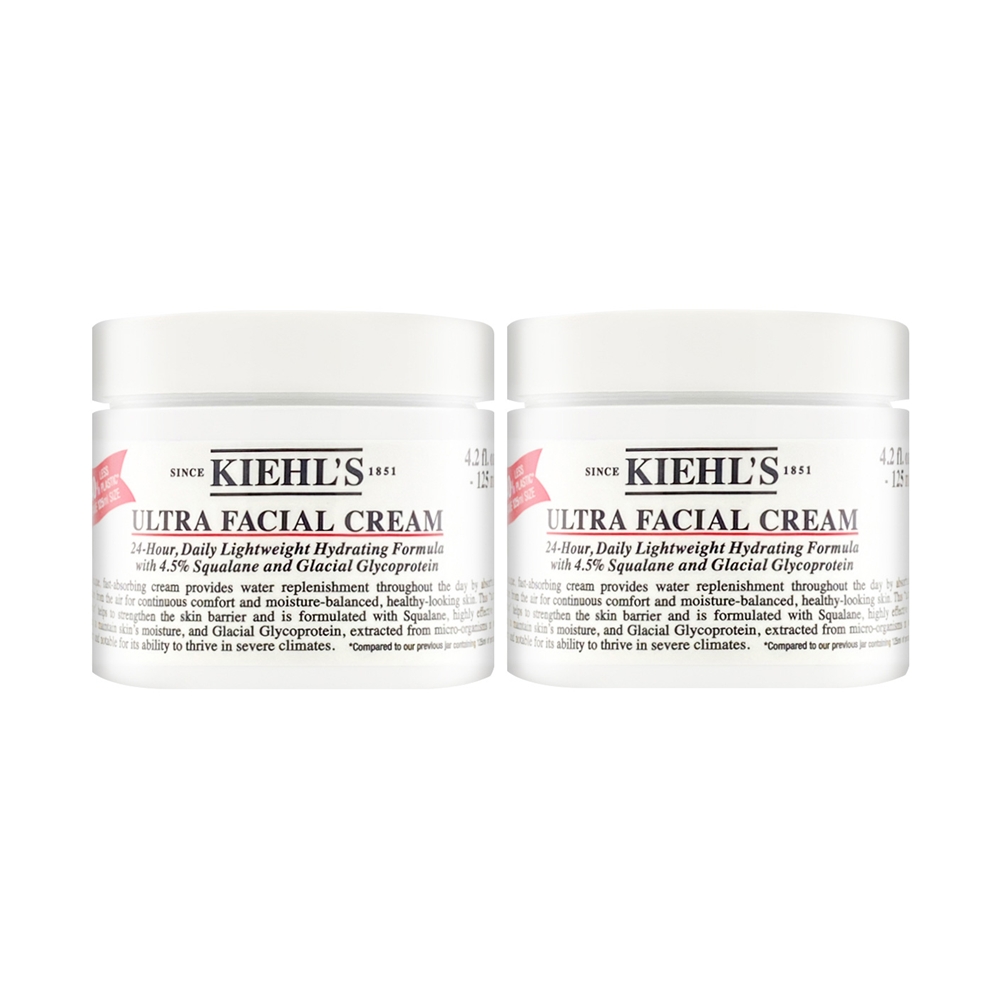 KIEHL'S 契爾氏 Kiehls 冰河醣蛋白保濕霜 125ml*兩入組