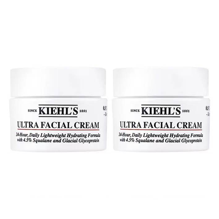KIEHL’S契爾氏冰河醣蛋白保濕霜14ml 買一送一