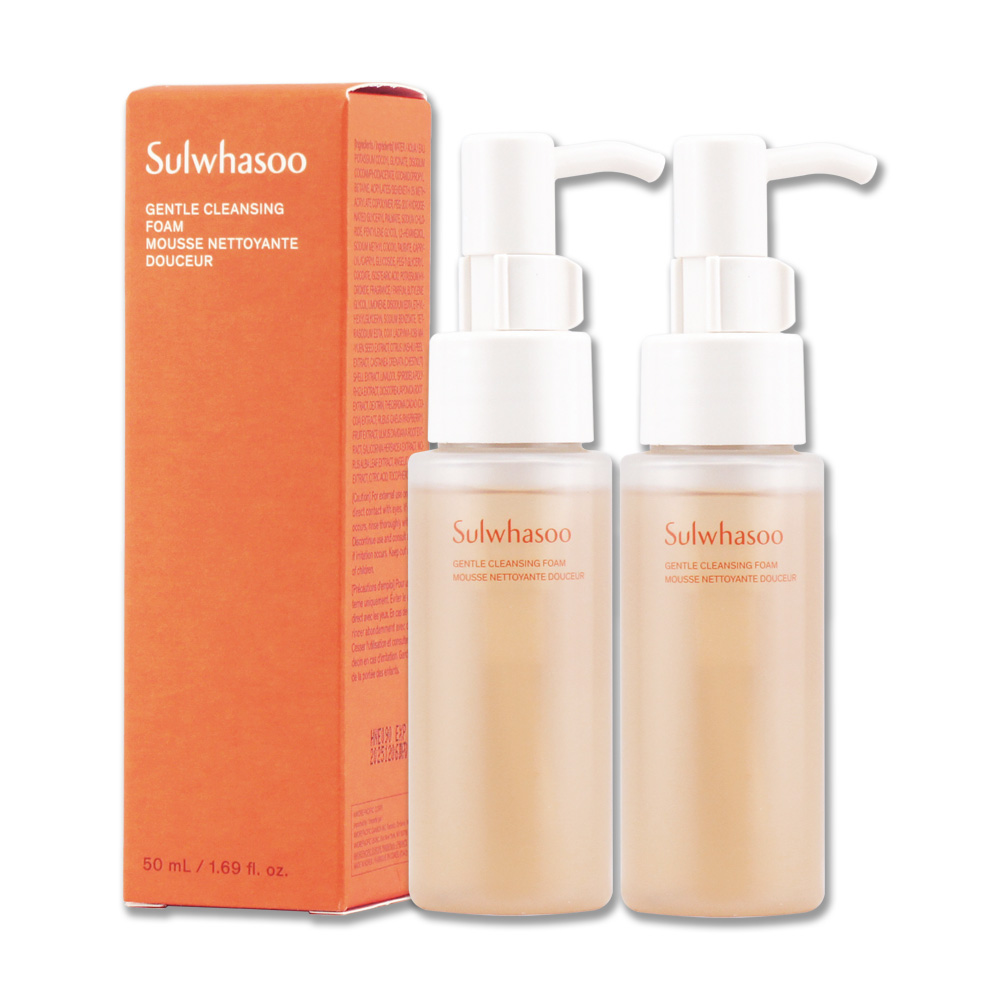 《Sulwhasoo 雪花秀》淨透保濕潔顏泡沫 50ML x 2
