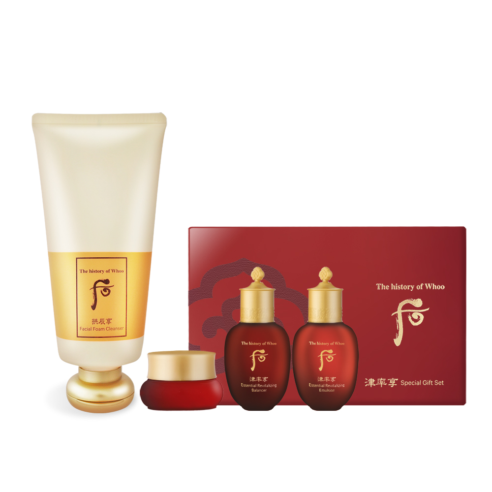 Whoo後 拱辰享陰陽調和洗顏乳(180ml)送津率享美妍3件組