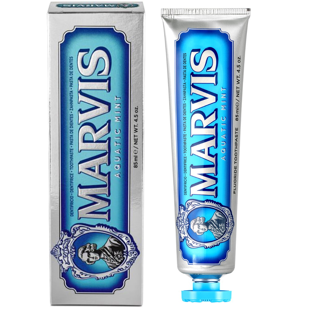 《MARVIS義大利》海洋薄荷牙膏85ml【藍色】