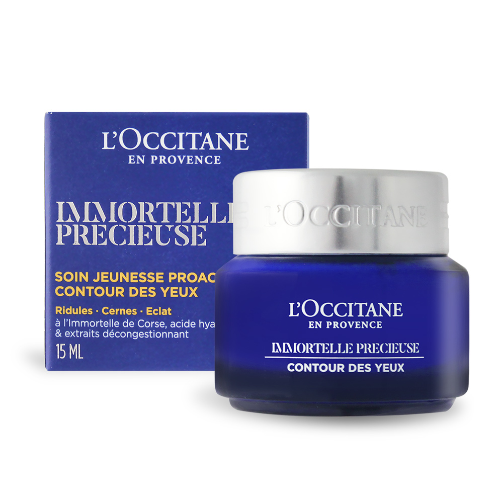 L’OCCITANE 歐舒丹 蠟菊精華眼霜(15ml)-新版-百貨公司貨