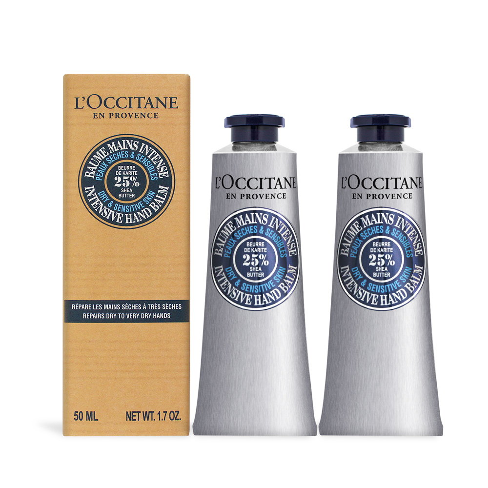 LOCCITANE 歐舒丹 乳油木密集修護手膜霜(50ml)X2-公司貨