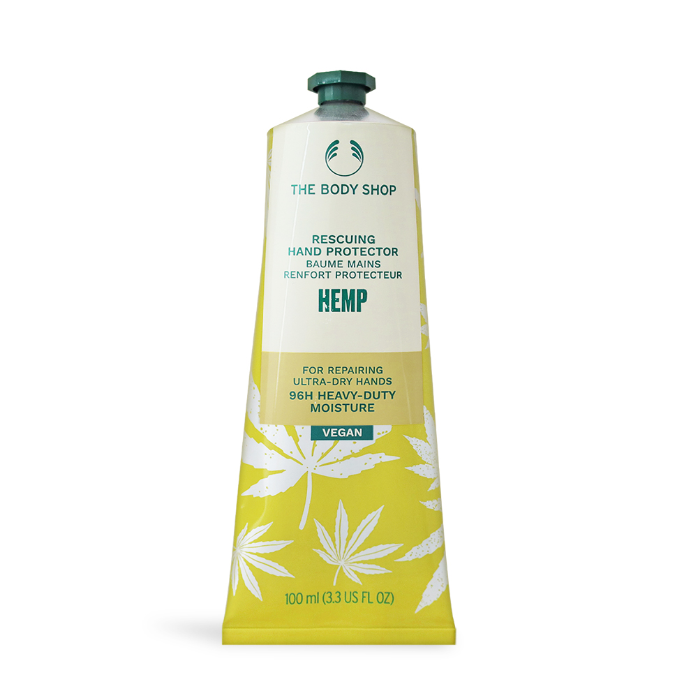 【福利品】THE BODY SHOP 大麻籽密集修護護手霜(100ml)-國際航空版