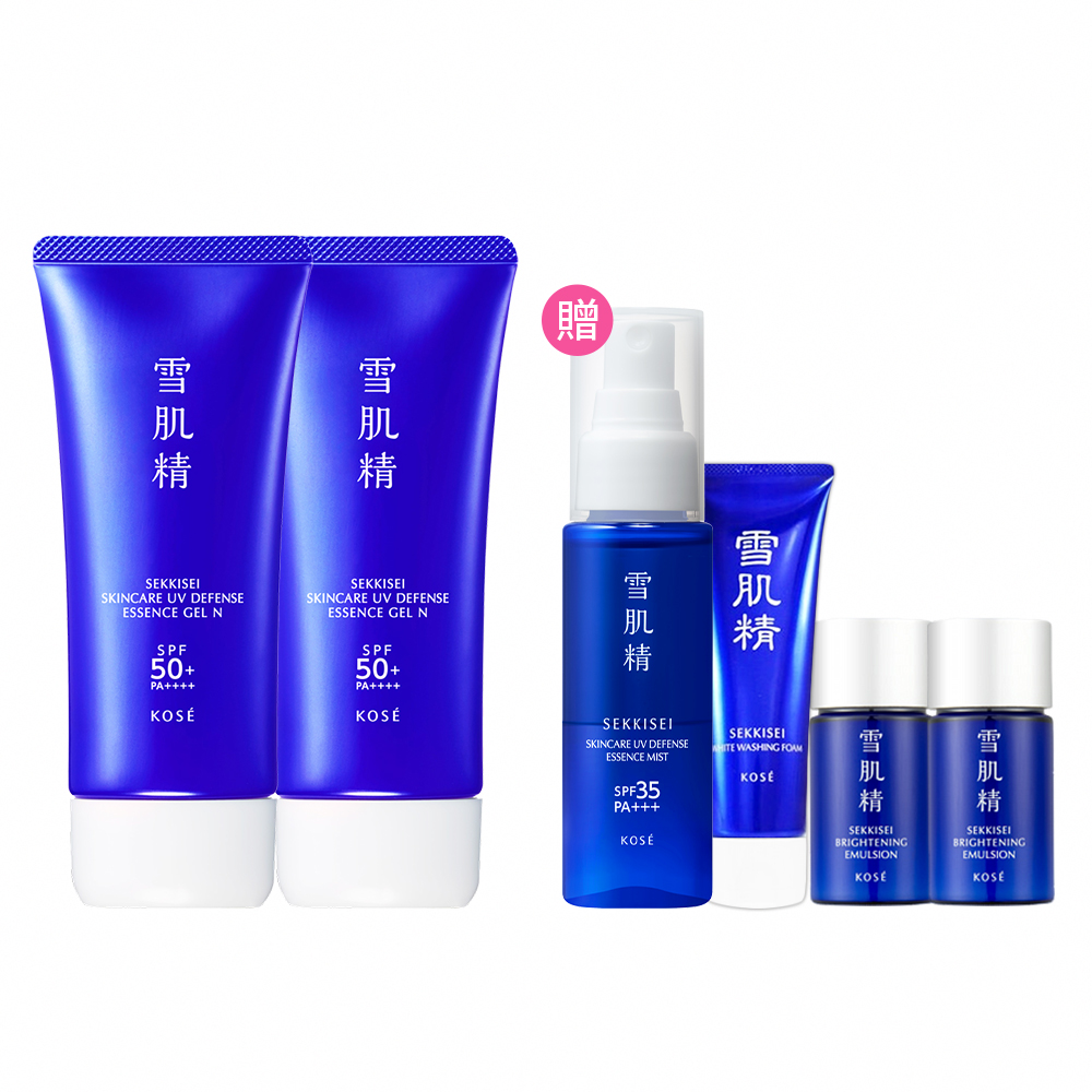KOSE 高絲 雪肌精輕水感全效防曬凝膠2入組