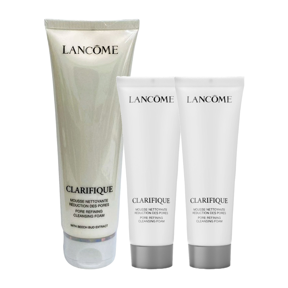 LANCOME蘭蔻 超極光淨緻毛孔洗面乳 125ml +100ml 超值組