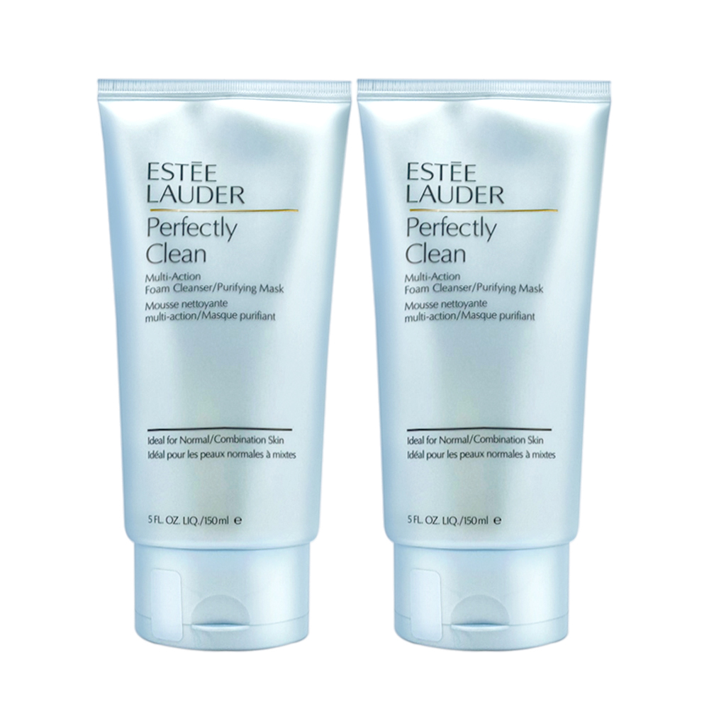 ESTEE LAUDER 雅詩蘭黛 細緻煥採雙效淨化潔面乳150ml x2入組