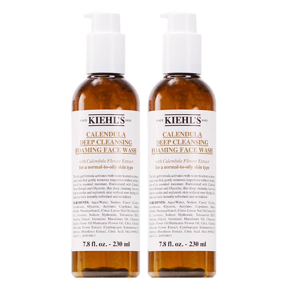 KIEHL'S 契爾氏 金盞花植物精華潔面泡泡凝露 230ml x2入