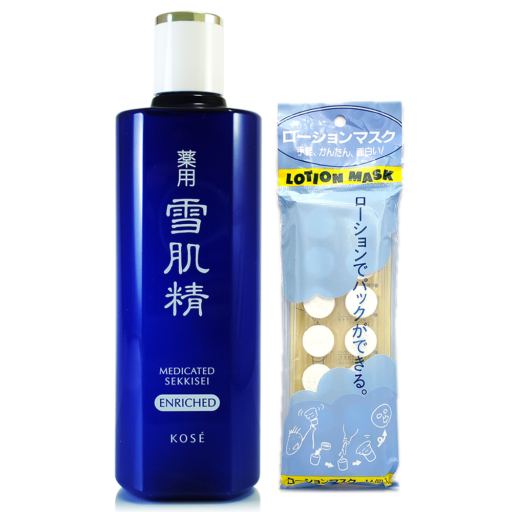 【KOSE 高絲】雪肌精化妝水360ml - 贈水敷容*14入 (正統公司貨)