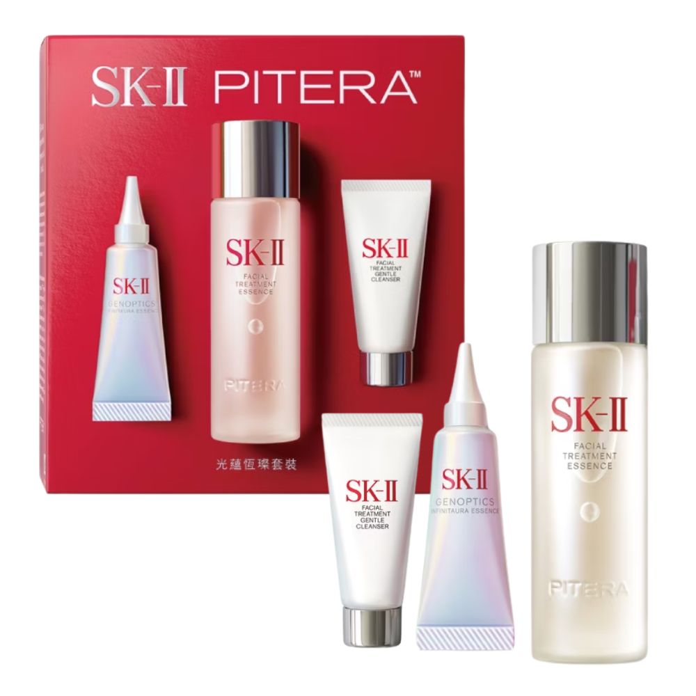 SK-II 光蘊恆燦套裝(青春露75ml+潔面乳20g+光蘊恆燦煥亮精華10ml)