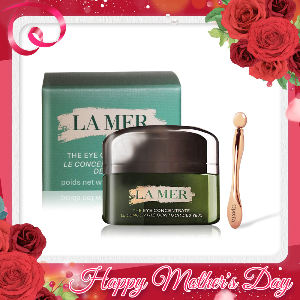 LA MER 海洋拉娜 濃萃修復眼霜(5ml)+眼部按摩棒-母親節獻禮