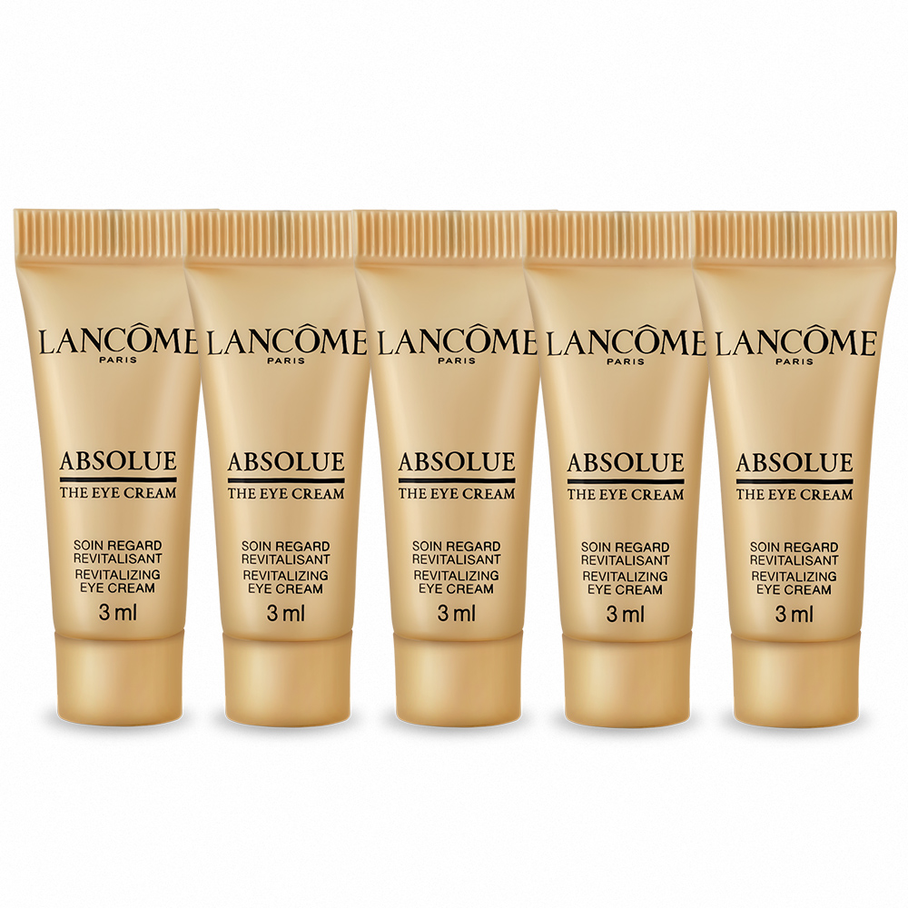 Lancome 蘭蔻 絕對完美永生玫瑰肽金逆時眼霜(3ml)X5-公司貨