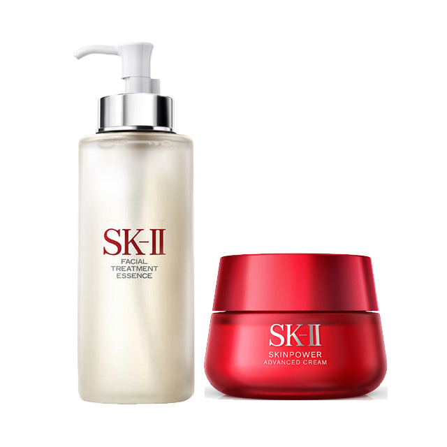 SK-II 青春露活膚重磅組 公司貨 (青春露330ml + 致臻肌活能量活膚霜80g)