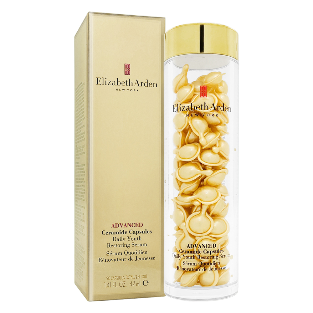 Elizabeth Arden 伊麗莎白雅頓 超進化黃金導航膠囊 90顆 #抗老/修護/黃金膠 (國際航空版)