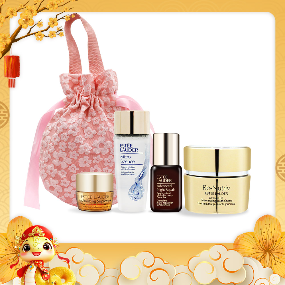 ESTEE LAUDER 雅詩蘭黛 年輕肌底保濕修護組[特潤+原生露+無敵眼霜+極萃乳霜