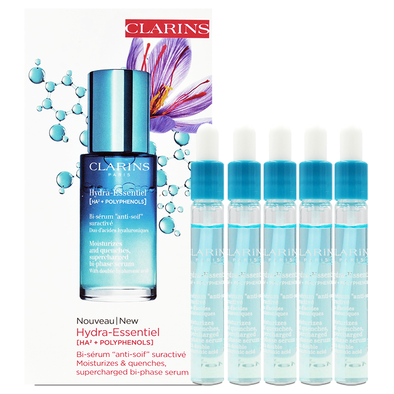 【CLARINS 克蘭詩】新一代水潤奇肌保濕精華 3.5ml*5 (百貨專櫃貨)