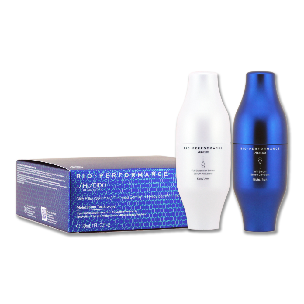 《SHISEIDO 資生堂》日夜分子玻尿酸精華 30ML + 30ML