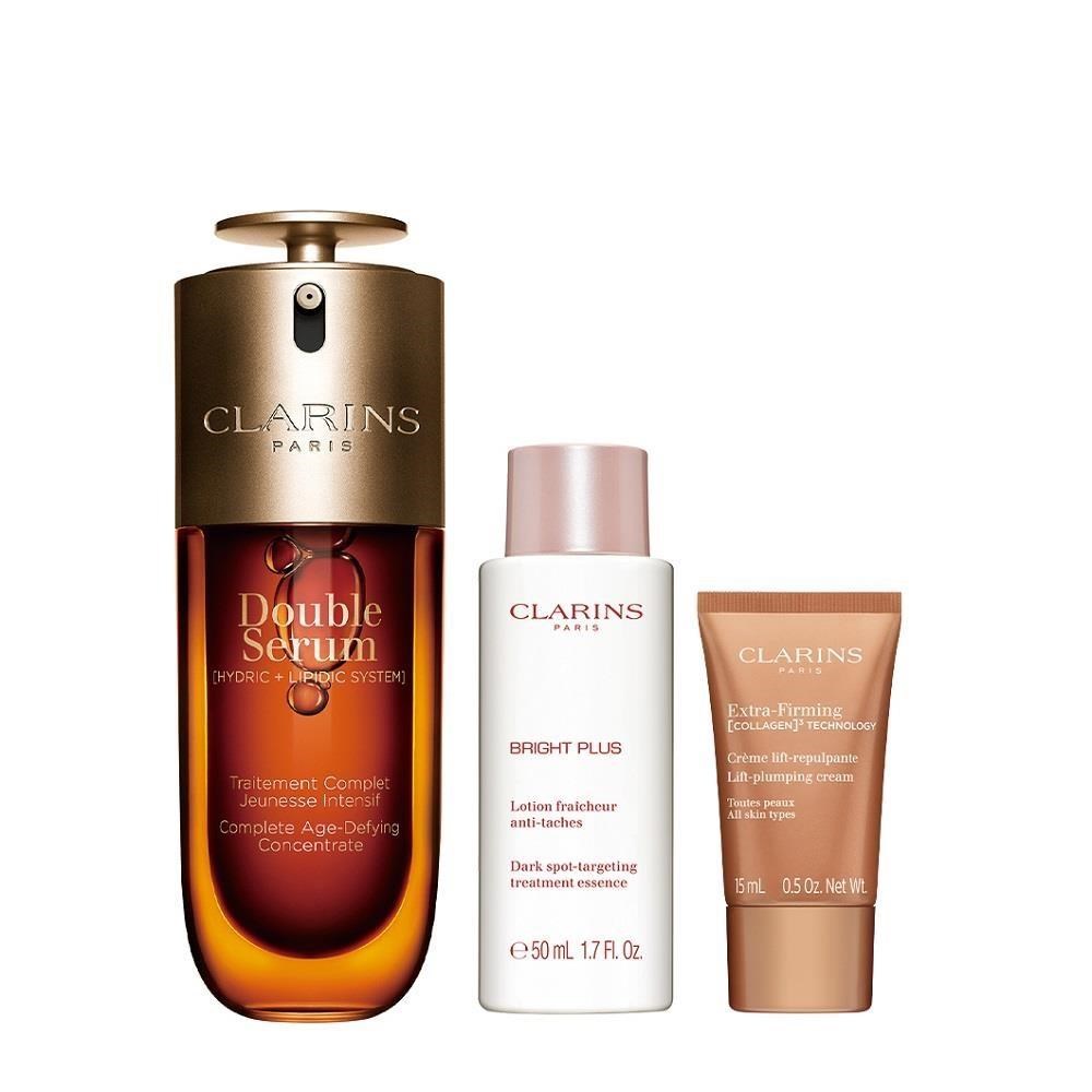 Clarins 克蘭詩 黃金雙萃精華50ML熱銷組(2026新年限定)